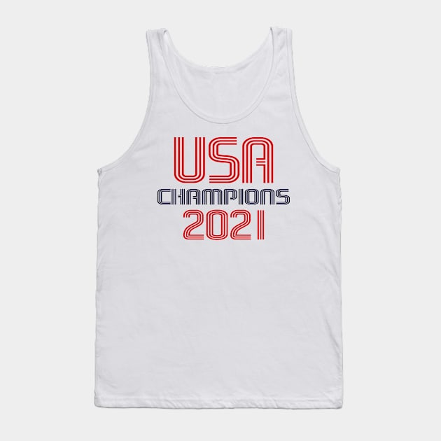 USA Champions 2021 Tank Top by Etopix